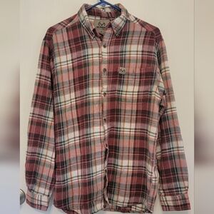 Realtree Mens Flannel Shirt Size Medium